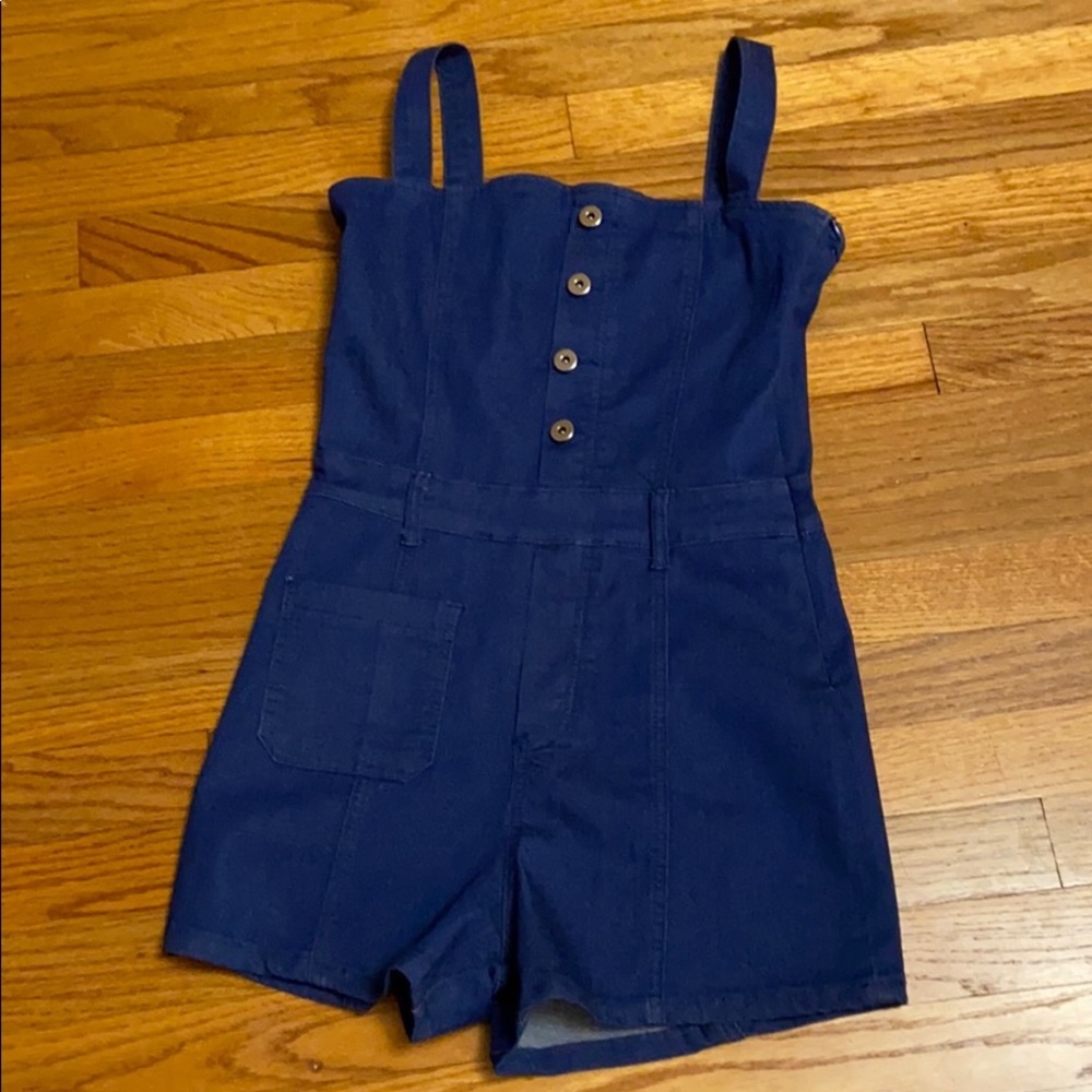 Tiger Mist denim romper - Picture 5 of 6
